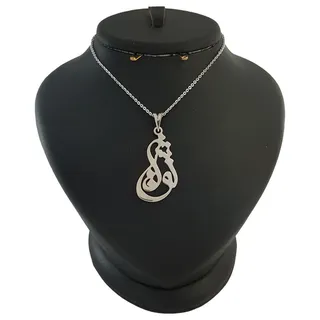 گردنبند نقره زنانه ترمه 1 طرح نوشین کد mas 00241