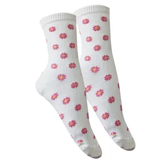 جوراب ساق بلند زنانه تن پوش هنگامه مدل گل بابونه ک...