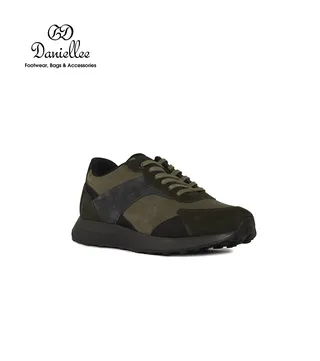 کفش Leather Mix ورزشی مردانه Barsam Band Sneaker