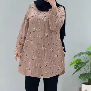 تونیک مانتویی نخ پنبه دیپلمات بهاری
