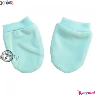 دستکش نوزاد نخی آبی جونیورز Juniors baby...