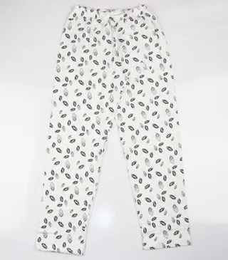 شلوار نخی و راحتی زنانه طرح دار کد 134204