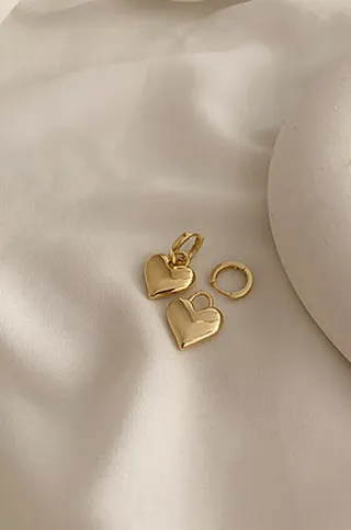 گوشواره قلب کلاسیک