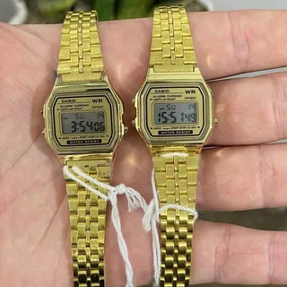 ساعت زنانه کاسیو وینتچ casio A159w  موتور ژاپن کیفیت عالی پشت حک ضد آب و کیفیت با جعبه 