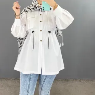 مانتو تابستانه با رنگ بندی  