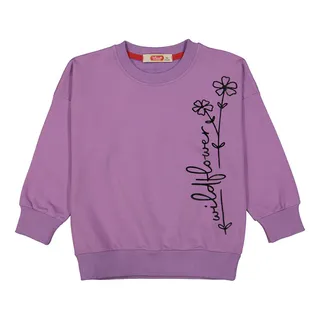 سویشرت دخترانه مادر مدل هانا رنگ بنفش