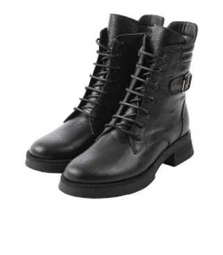 نیم بوت چرم طبیعی زنانه صاد مدل RF7501