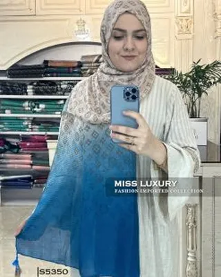 شال پلیسه نخی وارداتی S5350