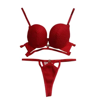 ست شورت و سوتین زنانه مدل لانه زنبوری