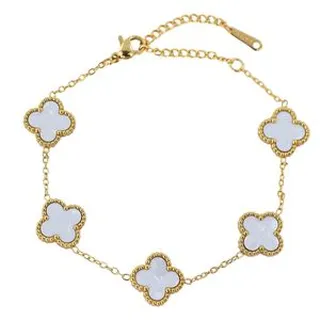 دستبند زنجیری زنانه زودیکا مدل گل کد AAD698