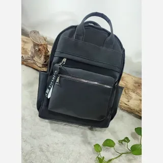 کیف و کوله پشتی زنانه و دخترانه دانشجویی اسپرت مشکی 