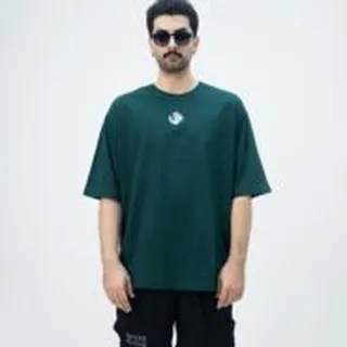 تیشرت مدل ABSTRACT سبز برند دسئو | deseo