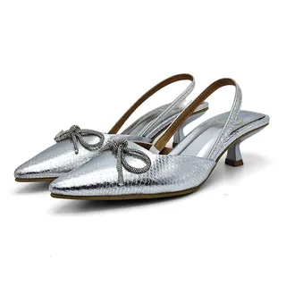 کفش مجلسی زنانه پاشنه دار 3 سانت  مدل 4027 _ sandal valentino