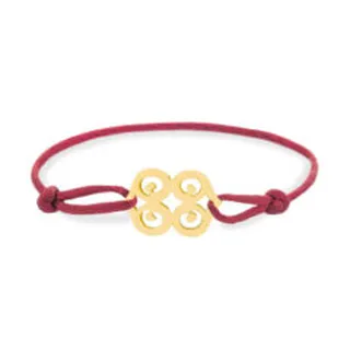 دستبند طلا زنانه طرح نقوش ابری