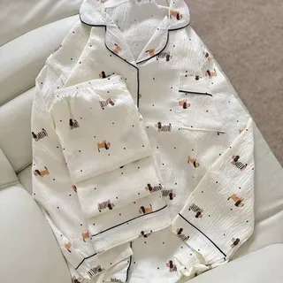 ست پیراهن شلوار استین بلند کد6796