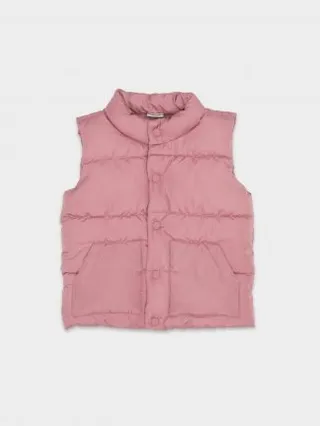 جلیقه نوزاد دختر زرشکی دفکتو