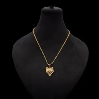 گردنبند طلا 18 عیار زنانه با زنجیر حلقه‌ای (فلامینگو) ناریا مدل فاکس