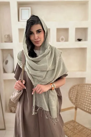 شال لینن سافاری کد 574