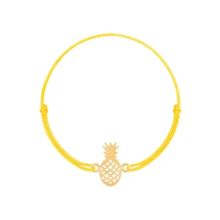 دستبند طلا بافت آناناس