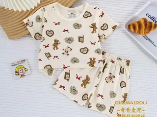 تیشرت و شلوارک راحتی دخترانه