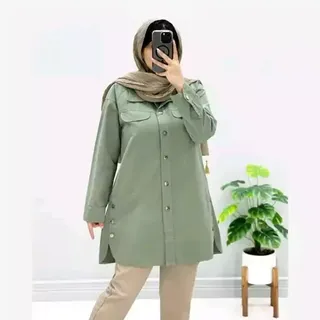 کت کتان زنانه بغل دکمه اسپرت 