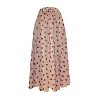 دامن کلوش زنانه مدل H72 رنگ صورتی چرک