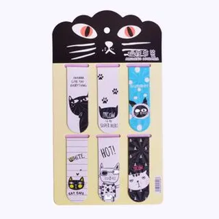 نشانگر کتاب مدل مگنتی طرح فانتزی بسته 6 عددی