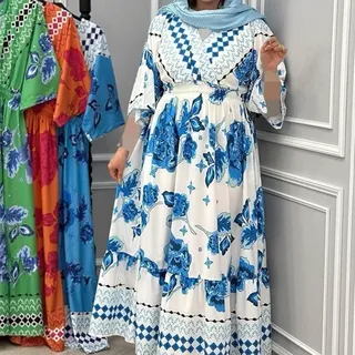 مانتو ساحلی بهاره جنس بوگاتی