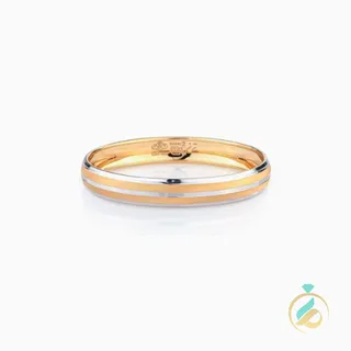 النگو طلا آوا دو رنگ