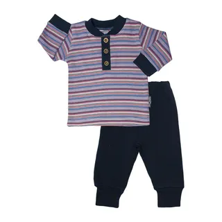 ست تی شرت آستین بلند و شلوار نوزادی آدمک مدل قاپکد...