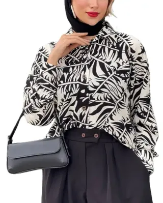 شومیز زنانه مشکی کد 18847
