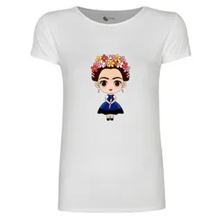 تی شرت زنانه مدل دختر گلی
