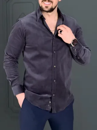 پیراهن 030802 AKOMOD خاکستری