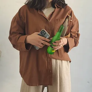 شومیز h&m کتان نخ