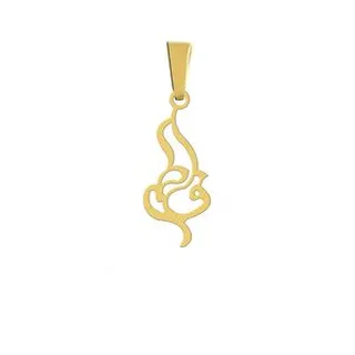 آویز گردنبند هایکا مدل اسم فاطمه کد a.h 155