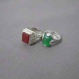 انگشتر عقیق سایز 65 و 60 
