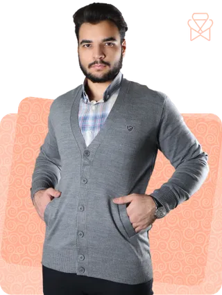 ژاکت جیب دار کد 32098
