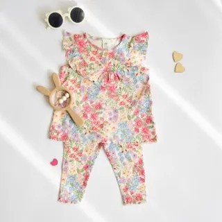 ست بلوز شلوار کبریتی دخترانه