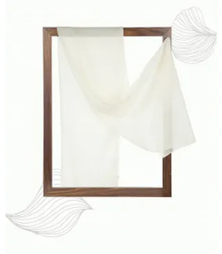 شال حریر زنانه نوولاشال Novella shawl کد 55234