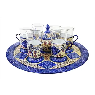 سرویس چای خوری میناکاری 6 نفره کد 225