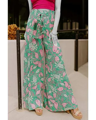 شلوار زنانه سبز هومنیتی Whomanity مدل LC7711850-9
