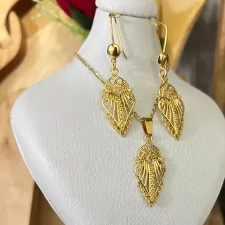 نیم ست زنانه طرح طلا106