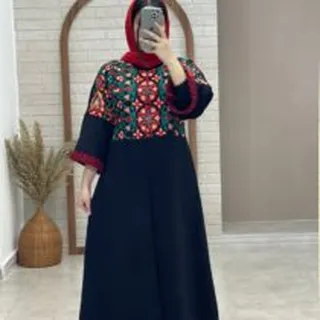 پالتو بخارا دوزی فیروزه ای