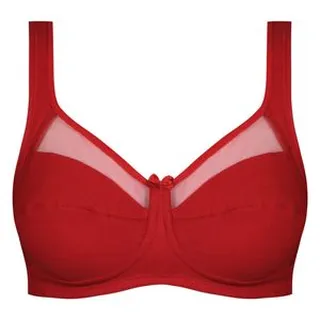 سوتین زنانه اما مدل بدون فنر کد 4928-4100 رنگ قرمز