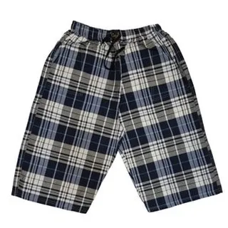 شلوارک مردانه مدل نخی طرح چهارخانه