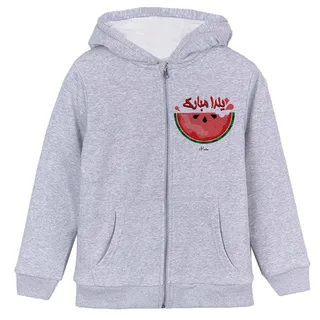 سویشرت پسرانه مدل یلدا مبارک W68