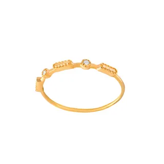 انگشتر طلا 18 عیار زنانه کیا گالری مدل AR469