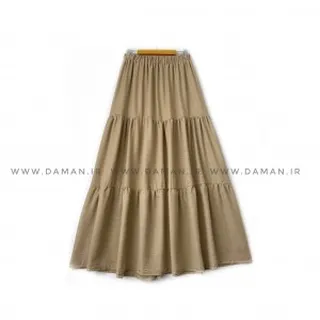 دامن کرم سیر    قد 95  کد (333)