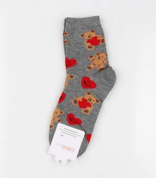 جوراب نیم ساق نخی زنانه کد 114163