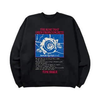 دورس 2pac | دورس کاوز طرح From Concrete Crewneck